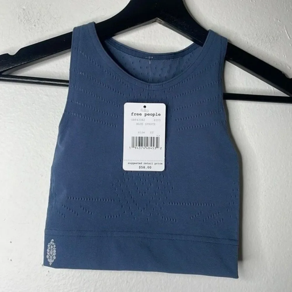 Free People Movement Womens Size XS Ecology Sports Bra In Blue